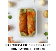 PANQUECA FIT DE ESPINAFRE COM PATINHO
